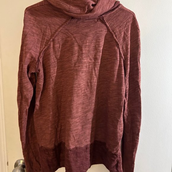 Free People Burnt Orange Cowl Neck Sweater - Picture 3 of 3